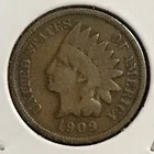 U.S. Indian Cent VG 1909