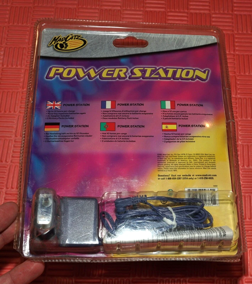 MAD CATZ Power Station per Nintendo Game Boy Advance New Sealed Gioco Videogame - Изображение 2 из 4