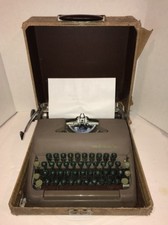 Vintage Smith Corona Sterling Typewriter Floating Shift Hard Case thumbnail