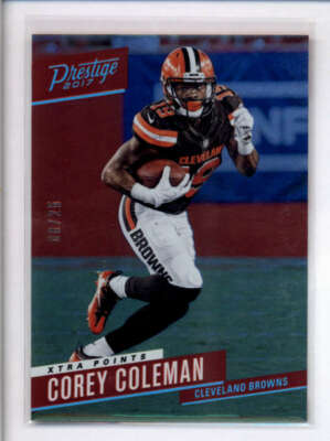 COREY COLEMAN 2017 PANINI PRESTIGE #154 XTRA POINTS PLATINUM #08