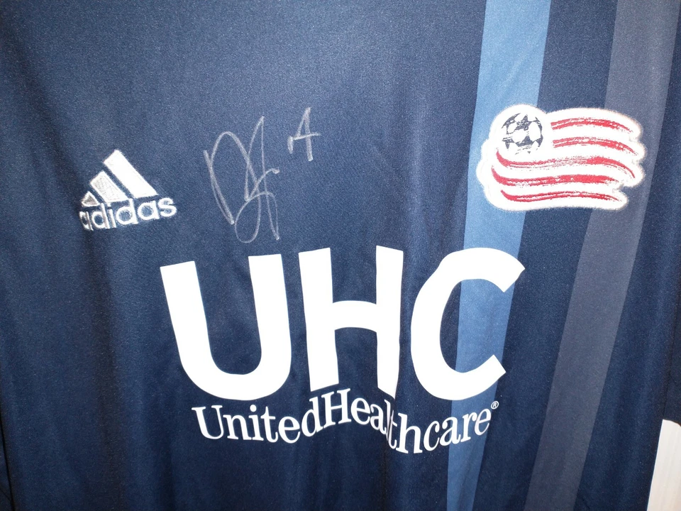 Adidas New England Revolution Jersey Authentic Diego Fagundez Autographed Medium - Image 4 of 4