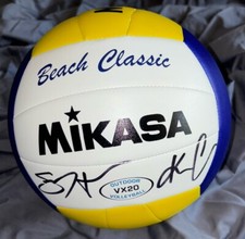 Kelly Cheng And Sara Hughes Signed Volleyball 2024 Paris Olympics USA Proof