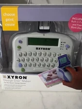 Xyron Design Disc Maker For Xyron Design Runner With Built In Font New in Box!!