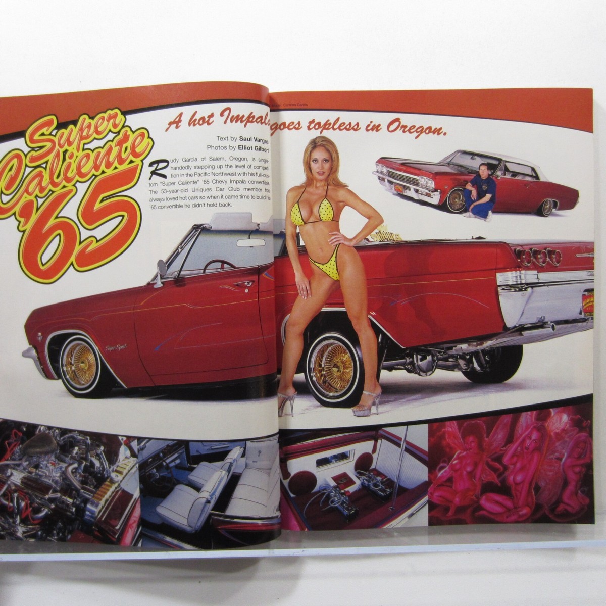 Lowrider Magazine Jul 2001 Sabor a Mi Gigi St. Blaque Pinup Poster