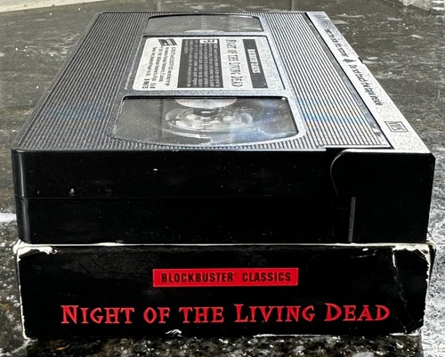 Night of the Living Dead (VHS, 1993, Blockbuster) Horror Tested NICE! - 第 3/4 張圖片