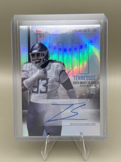 2024 Topps Signature Rookie Class Chrome Autograph T'Vondre