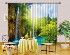 3D Forest Sunshine ZHUA1469 Blockout Photo Curtain Fabric Window Zoe