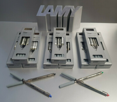 Lamy M16 Kugelschreiber Mine F M B Fein Mittel & Breit Ersatzminen in 4 Farben 