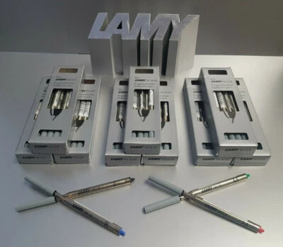 Lamy M16 Kugelschreiber Mine F M B Fein Mittel & Breit Ersatzminen in 4 Farben