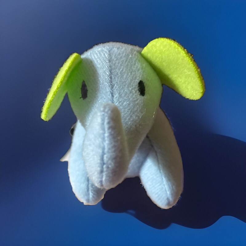 Cute Baby Elephant 4" Plush Stuff Animal Toy, Kid Safe, Play,Soft Sewn-on, IKEA