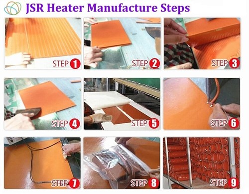 2" X 4" 51 X 102mm 3.5W w/ 3M 45 Degree C w/ Plug CE UL JSR Silicone Heater - Picture 3 of 12