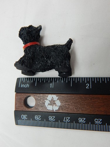 Heidi Ott Miniature Animal 1:12 Scale Pet Dog Puppy Scottie #XZ500 BK - Picture 4 of 5