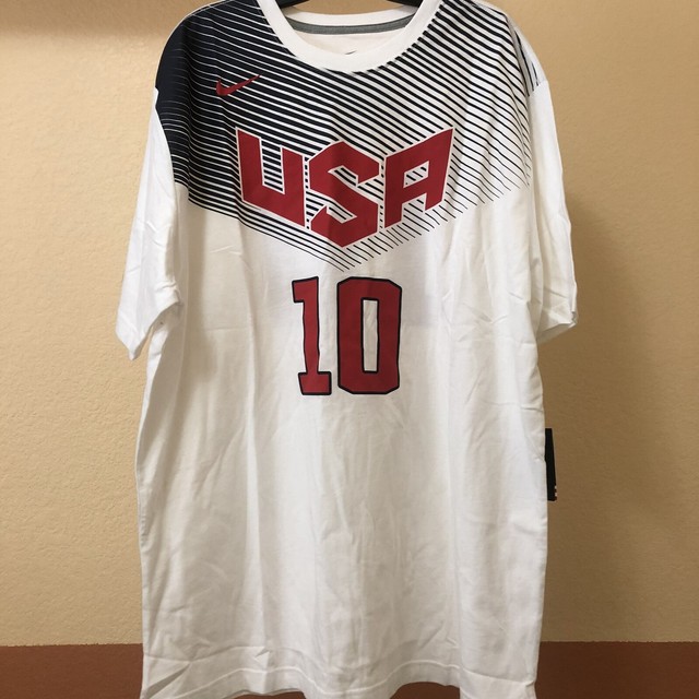 Nike Team USA Basketball FIBA T-shirt Jersey Kyrie Irving #10 Menâs Sz XXL Kobe for sale online