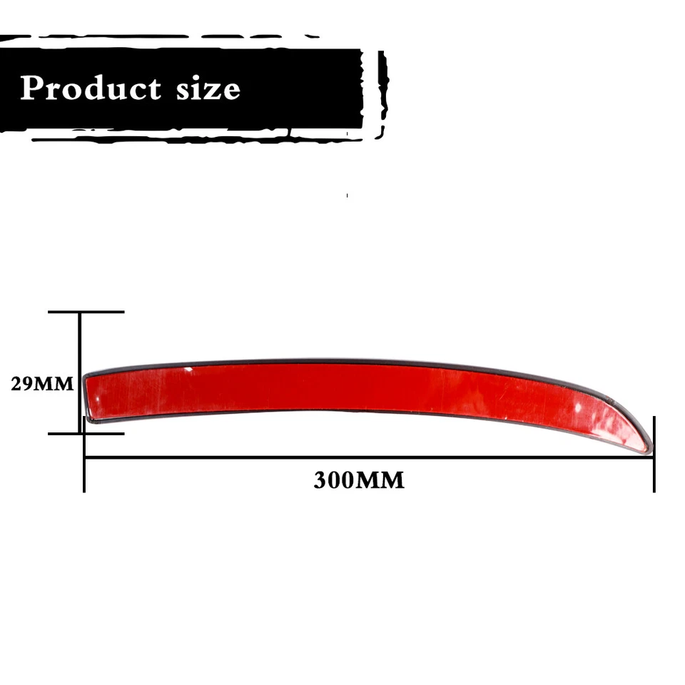 Aletas labiales de extensión de alerón trasero para Mini Cooper F56 F55 S/JCW - rojo Foto 4 de 4