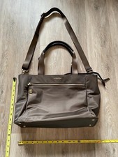 Tumi voyageur Mauren Green Olive Laptop Shoulder Bag 10"x17" Euc No Hangtag!