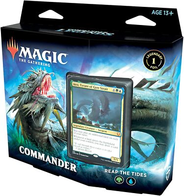 Magic The Gathering Commander Legends Commander Deck Reap The Tides - NEW MTG 