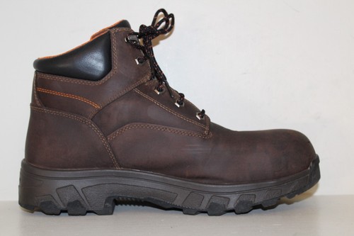 Timberland PRO Hombres Botas de Trabajo Talla 12 W Workstead 6" Puntera Comp Cuero Marrón - Imagen 5 de 12