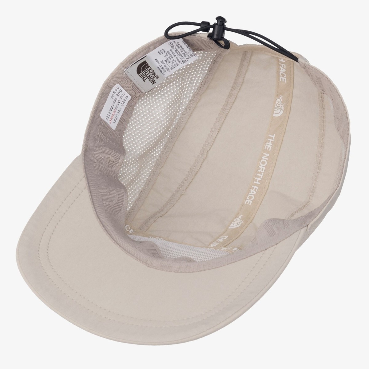 NEW THE NORTH FACE MESH HALF CIRCLE CAP WHITE_SAND NE3CR03