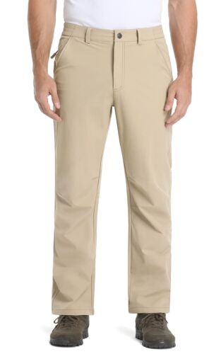 Herren leichte Wanderhose elastische Taille schnell trocknende Freizeit Arbeitshose - Bild 56 von 96