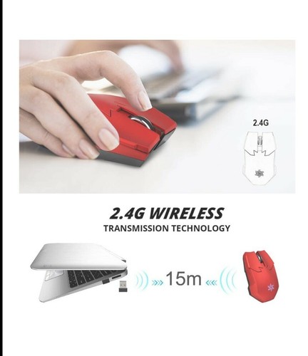 Wireless Optical Mouse with Nano Receiver – Ergonomic & Precise Tracking - 第 5/7 張圖片