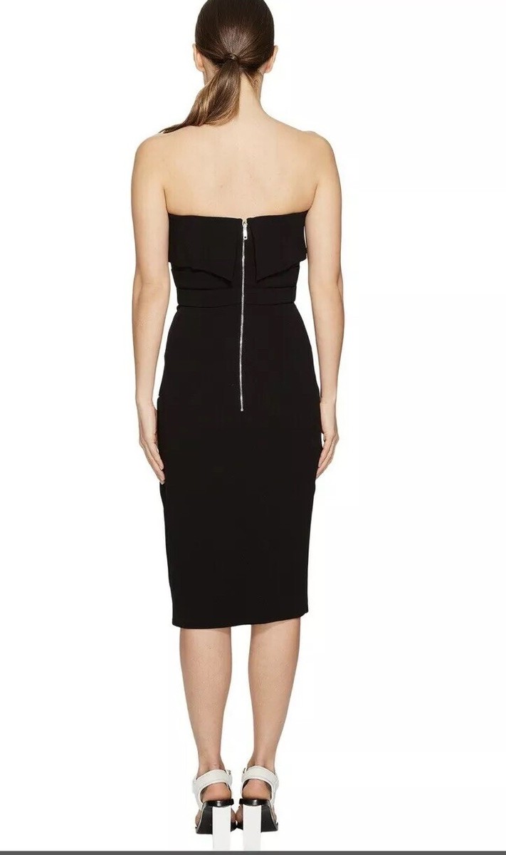NWT SPORTMAX MAX MARA Black Pittore Tie Front Strapless NWT SPORTMAX MAX MARA Black Pittore Tie Front Strapless