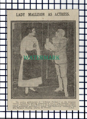 C7227) Lady Mallison Kingsway Theatre London - 1916 Steckling