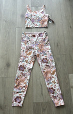 NWT Adorable Sports Bra/Tights Set Small