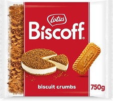 Lotus Biscoff Biscuit Crumbs 750g Crushed Caramelised Biscuits Baking Perfect