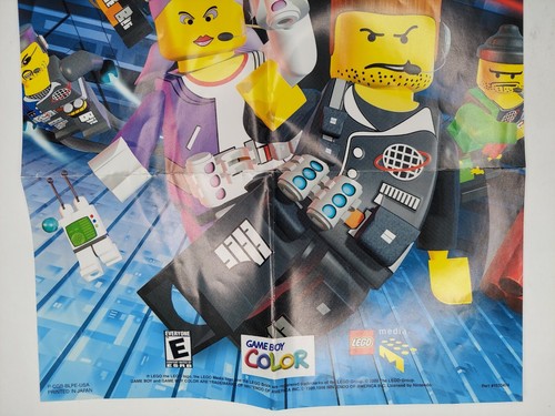 LEGO Alpha Team Nintendo Game Boy Color 2000 Poster P-CGB-BLPE-USA - Picture 5 of 9