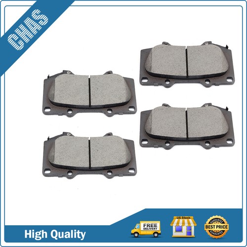 Front Ceramic Brake Pads Set Kit For 2000-2019 Lexus GX460 Toyota 4Runner Tacoma