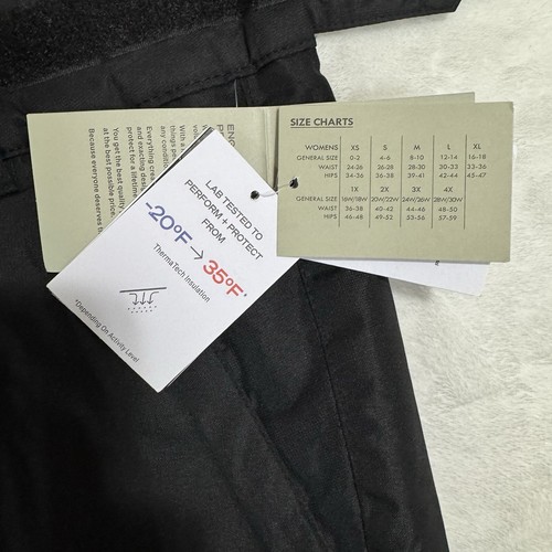 Arctix Essential Insulated Snow Pants Plus Size 1X 16 18 Short Black Ski Winter - Picture 10 of 18