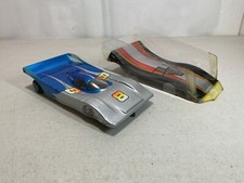 Parma Blue Silver GTP Slot Car W/ Extra Body