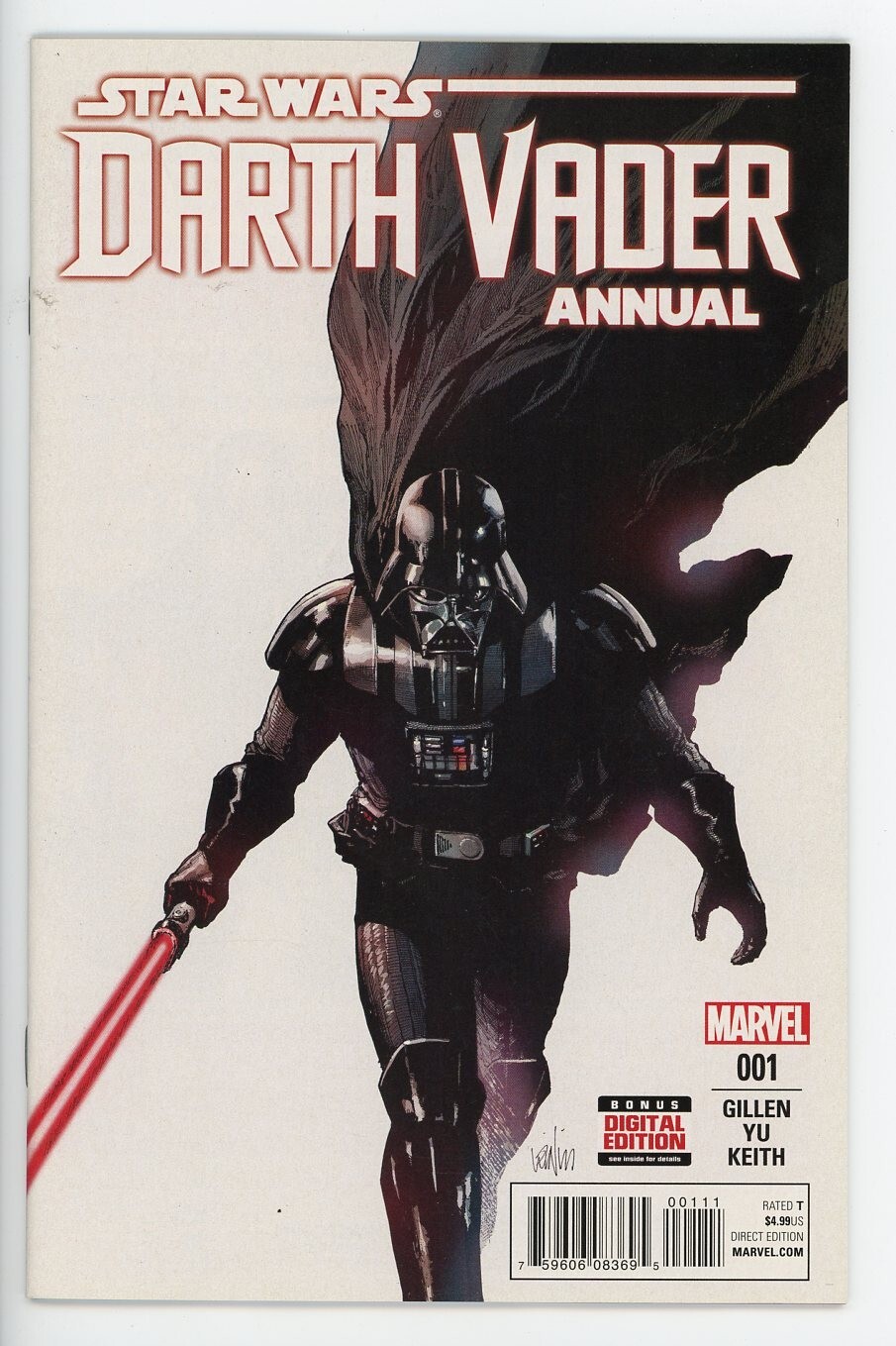 STAR WARS: DARTH VADER ANNUAL #1 NEAR MINT 2016 LEINEL FRANCIS YU COVER b-142