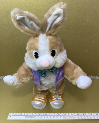 Gemmy Easter Toy Plush Singing Dancing Bunny ''Hands in the Air'' Animated Cute!