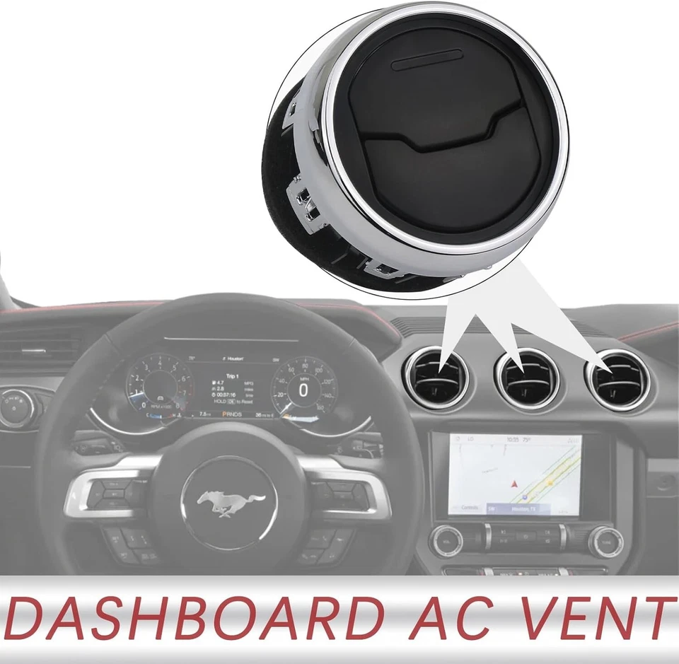 Salpicadero central calentador aire acondicionado ventilación persiana para Ford Mustang 2015-20 FR3Z19893AC Foto 4 de 4