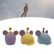 Ski Helmet Cover Cartoon Portable Comfortable Decorative Helmet Decoration