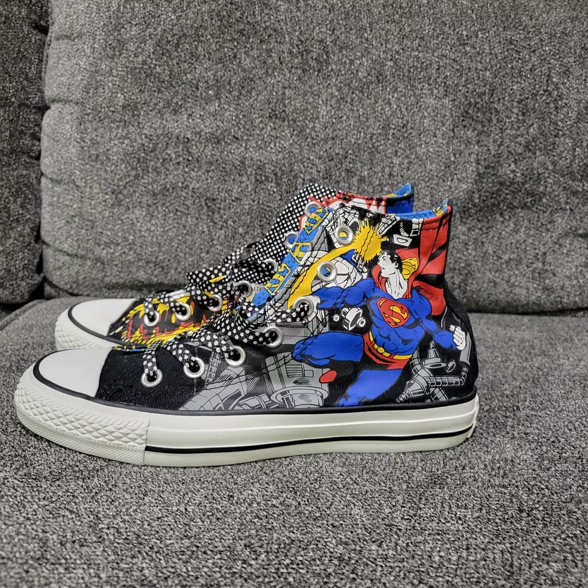 Converse Chuck Taylor All Superman Comics Hi Top Sneaker Men 5 Woman 7 | eBay