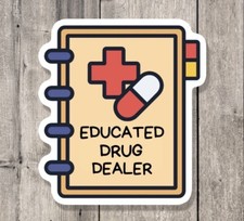 Nurse Healthcare Medical EMS Paramedic Vinyl Laptop Water Bottle Sticker Decal