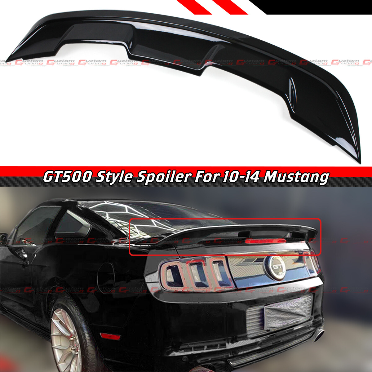 AutoTecknic Roof Spoiler - Ford Mustang GT500 Shelby Boss 302 (2005-Up) main image 1