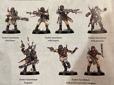Warhammer 40k Traitor Guardsmen x7 Blackstone Fortress Guard Cultists Chaos