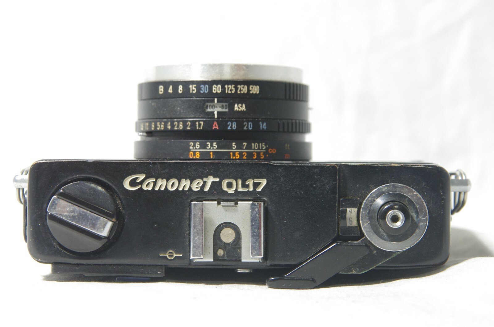 Canon Canonet QL17 G-III 35mm Film Camera SN836497w/40mm F/1.7 Lens *Black*