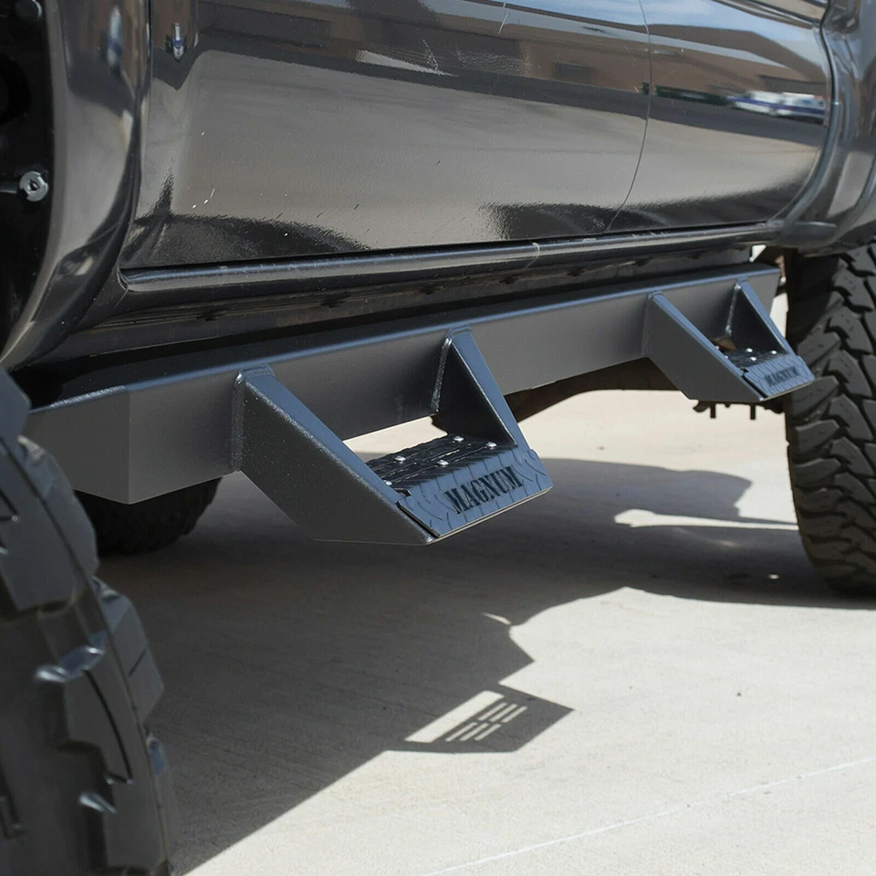 Черные ступени длины кабины Raptor Magnum RT для Toyota Tacoma RTS79TY 2005-2020 годов выпуска - Изображение 2 из 4