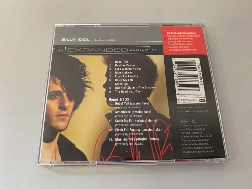Billy Idol – Rebel Yell (Expanded Edition) - CD © 1983/99 - Bonus Tracks,Demos.. - Bild 3 von 3