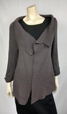 PENNYBLACK by MAX MARA Cardigan 42/44 Grigio 100% Cotone Scialle Senza Chiusura