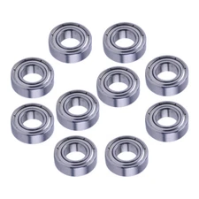 10x Metal Shielded Ball Bearings Replace fit forTAMIYA KYOSHO MR126ZZ 6x12x4mm