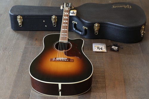 2016 Gibson Hummingbird Pro Acoustic/ Electric Guitar Vintage Sunburst + OHSC