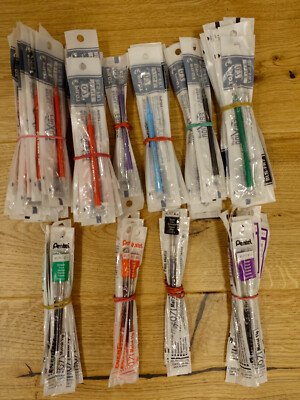 3x Frixion Pilot Ersatzmine 0.7; 2x Pentel Energel Roller Ersatzmine 0.7, Neu 