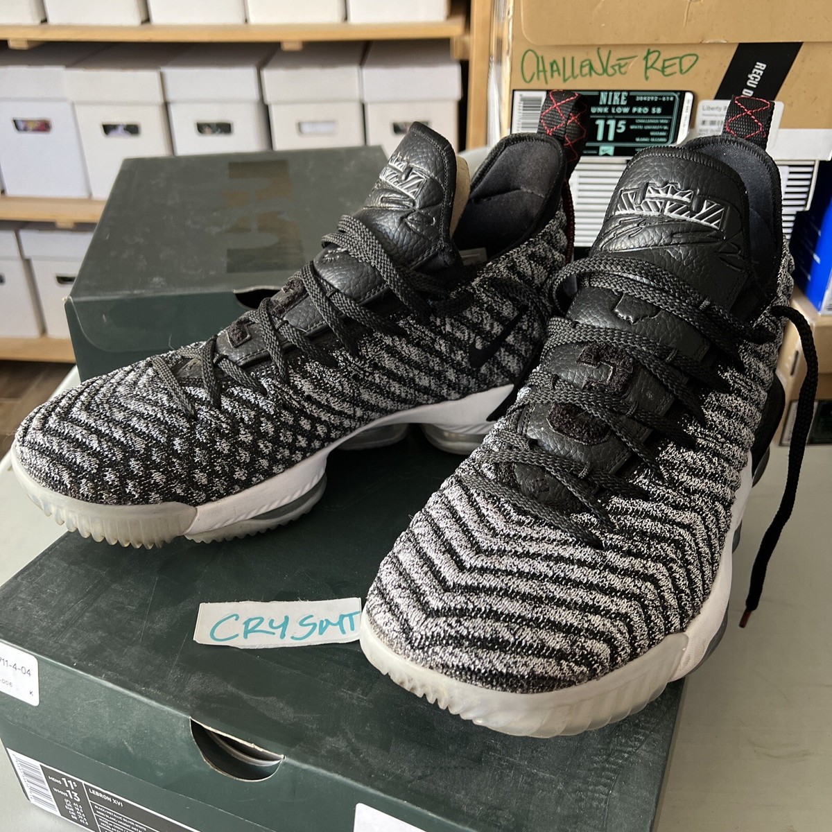 Size 11.5 - Nike LeBron 16 Oreo 2018 | eBay