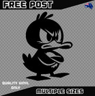 Angry Duck Sticker Car Decal Vinyl Window JDM Funny Mascot Bird Ute Toolbox 4x4