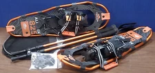 Cascade Mountain Tech Alptrek 825 Snowshoe Kit w/ Poles & Bag - MED Up to 200lbs
